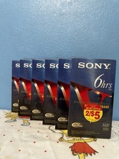 Lotto 6 VHS Sony T-120