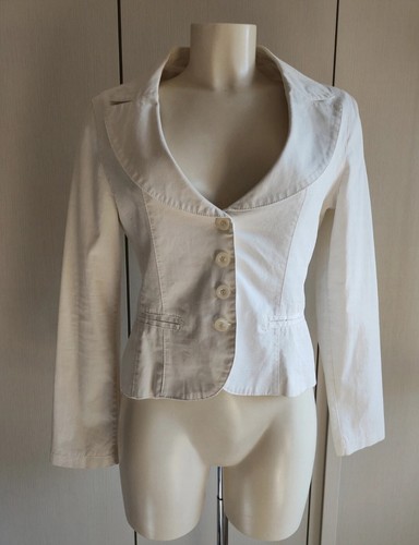 Blazer bianco corto - bianco,
