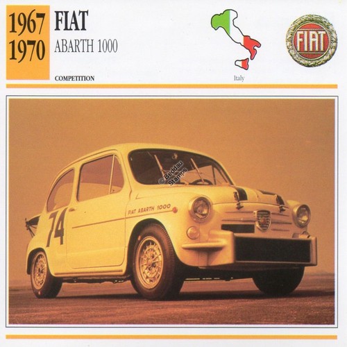 1967 1970 fiat - fiat, abarth