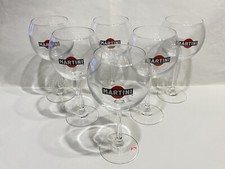 CALICI  MARTINI  SET 6 PEZZI IN VETRO TRASPARENTE   (p79)