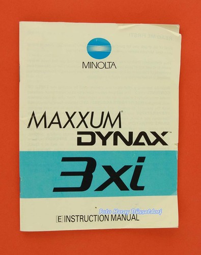 Minolta maxxum dynax 3xi le - minolta,