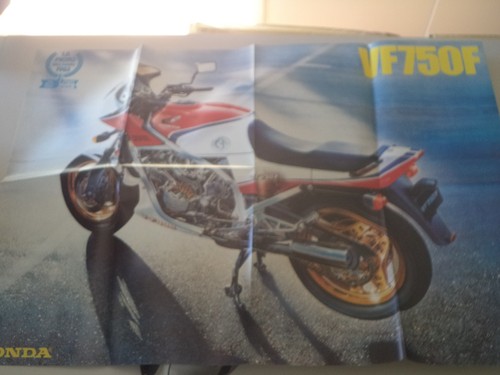 Poster anno 1983 moto honda - poster,