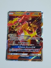 Turtonator GX 18/145 - Carta Holo Foil Near Mint Pokemon Guardiani Nascenti
