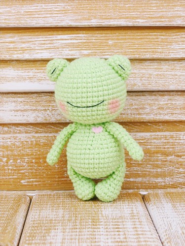 Rana all uncinetto amigurumi - rana, all'uncinetto