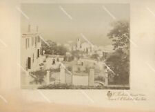 883 10 ) VERONA VENETO VILLA PIANURA VENETA FINE 1800 PAESE ANIMATA DIM 27X20 