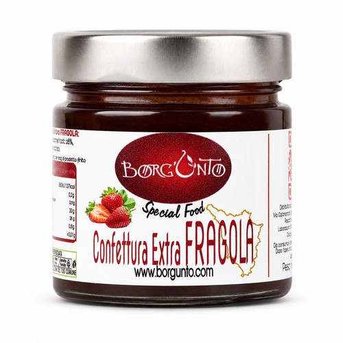 Confettura fragole borgunto - confettura, di