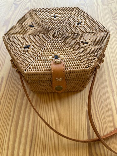Borsa tracolla esagonale in - a,
