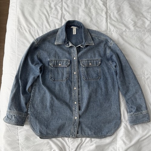 Denim shacket camicia - denim,