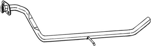 Tubo gas scarico per - cv,