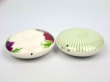 KEN SCOTT PORCELLANA PORTA SALE PEPE CERAMICA SOPRAMMOBILE Vintage HOME COPPIA