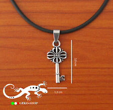 CIONDOLO COLLANA CHIAVE ANTICA IN METALLO collare PORTAFORTUNA UOMO DONNA