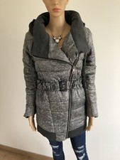 Doudoune grise et noire New
