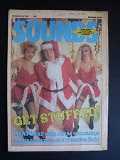 SOUNDS 29/12/84 METAL ROCK UK MAGAZINE MEAT LOAF HULA METALLICA CHAKA KHAN