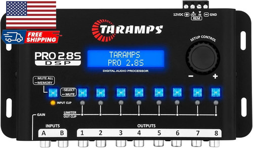 Taramps pro dsp - 2.8s, crossover