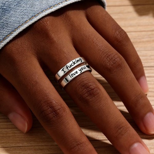 Anello love you - you, inox