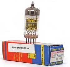 ECC81/12AT7 DARIO NOS BRITISH MULLARD tubo valvola tubo lampada valve ৄ泵洀 真空管 电彶管