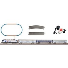Piko 97931 Start Set con Letto Locomotiva Elettrica Taurus con 3 IC Carrozze PKP H0 + Nuovo