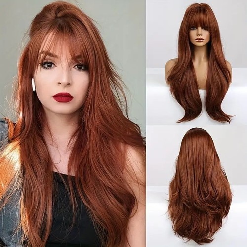 Parrucca donna auburn rossa - parrucca,
