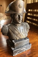 STATUA - ANTICO BUSTO DI NAPOLEONE BONAPARTE  - BRONZO- FINE XIX SEC