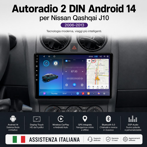 Autoradio din android 14 - 2,