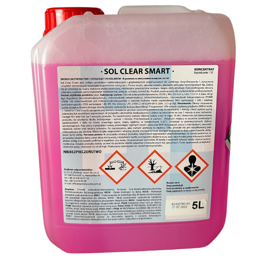 Sol clear smart concentrato - clear, 5l