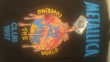 metallica t shirt met club menber 1997 never used 