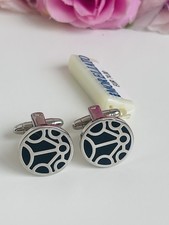 Gemelli Morellato In Acciaio Argento&Nero