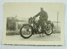 FOTOGRAFIA FOTO VECCHIA VINTAGE MOTOCICLETTA MOTO D'EPOCA GILERA ANNI 50/60