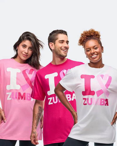 Shirt rosa love - t-shirt, zumba