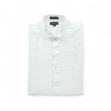 Camicia da uomo bianca bianca