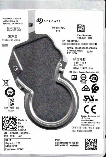 St1000lm035 1rk172 036 sdm2 - st1000lm035,, 1rk172-036,