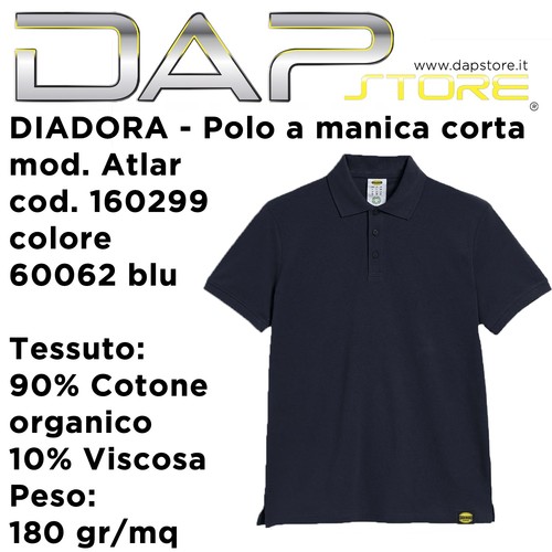 Diadora polo mezza manica - a,