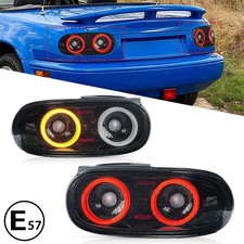 E57 Coppia Fanali Posteriori Led Con Avviamento Animazione Per Mazda MX5 (NA) 1989-1997