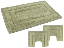 Set 3 pezzi di tappeti bagno