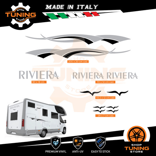 Kit adesivi camper - kit, riviera