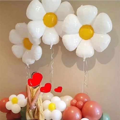 10pcs bianco fiore - bianco,