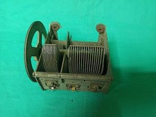 CONDENSATORE VARIABILE x Radio d'Epoca Valvole RICAMBIO Vintage Originale USATO