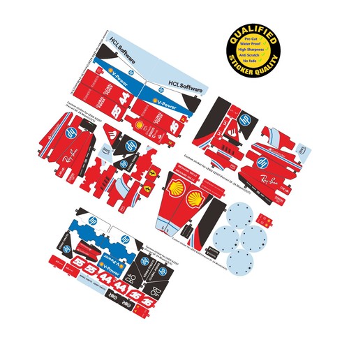 Adesivo personalizzato per - , set