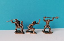 Set 3 miniature in bronzo