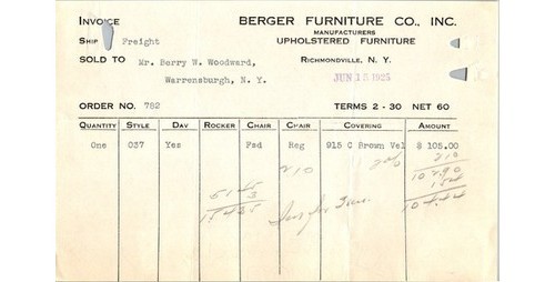 Berger furniture 1925 stile - co,