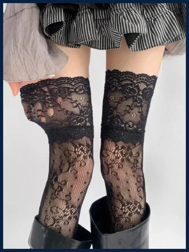 Calze donna sexy pizzo - , orlo