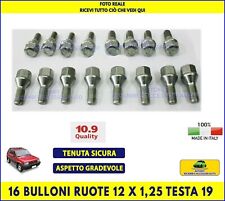 Kit Bulloni per Ruote per  Panda 141 141A ruota cerchi bullone 12 testa 19 kit
