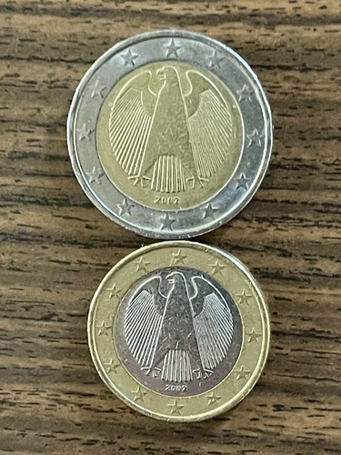 Monete 2 euro della - monete,