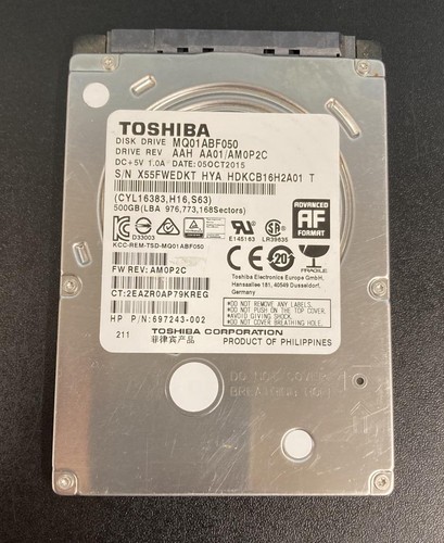 Toshiba mq01abf050 5400 rpm - toshiba, (5400