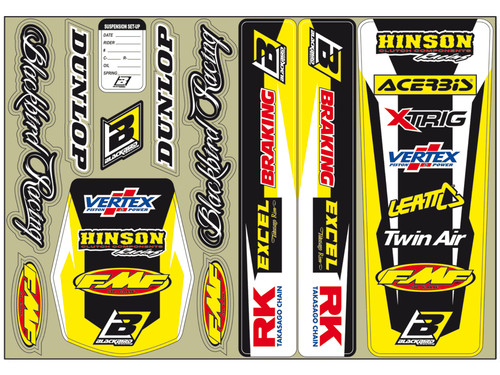 Kit foglio adesivi moto - kit,