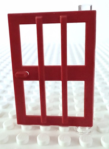 Lego porta rossa 1x4x5 destra - 1x4x5,