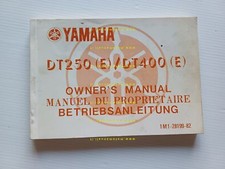 Yamaha DT 250 - DT 400 (E) 1M1 1977 manuale uso manutenzione libretto originale