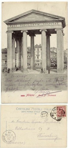 Milano arco porta ticinese - arco,