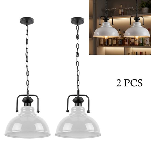 2er set pendelleuchte - set, weiß