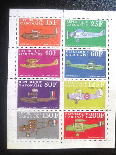Francobolli gabon lotto bn9 - gabon,